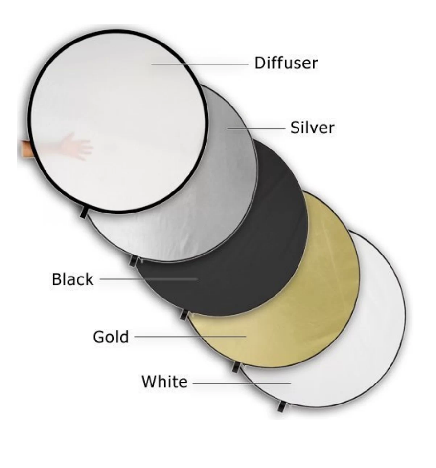 Collapsible Photo Light Reflector Multicolour